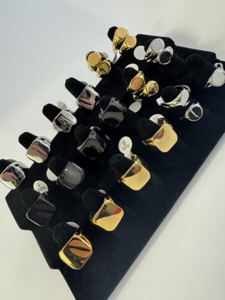 Clarity Signet Rings (Engravable)