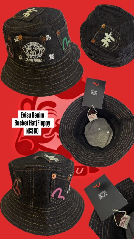 Evisu Denim Bucket Hat/Floppy N$380