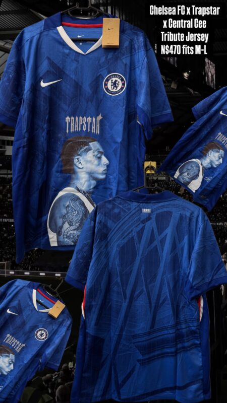 Chelsea FC x Trapstar x Central Cee Tribute Jersey N$470 fits M-L