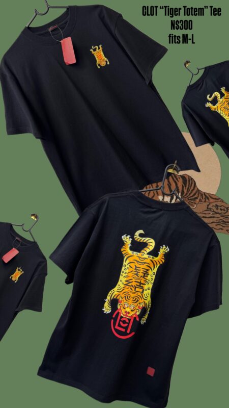 CLOT “Tiger Totem” Tee N$300 fits M-L