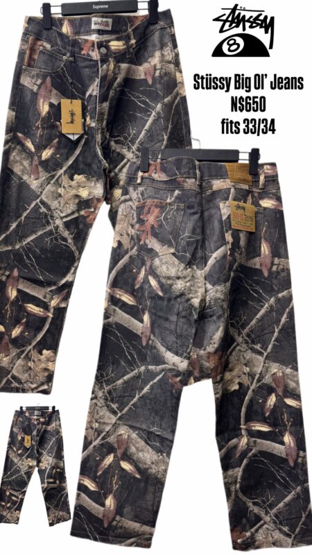 Stüssy Big Ol’ Jeans N$650 fits 33/34