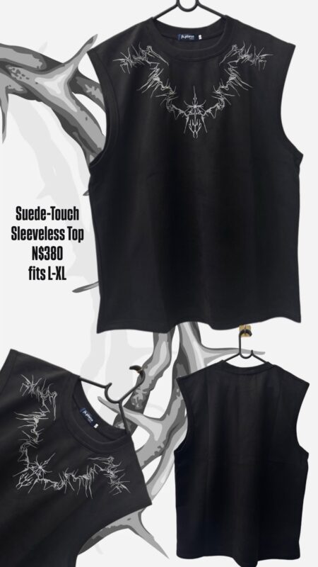 Suede-Touch Sleeveless Top N$380 fits L-XL