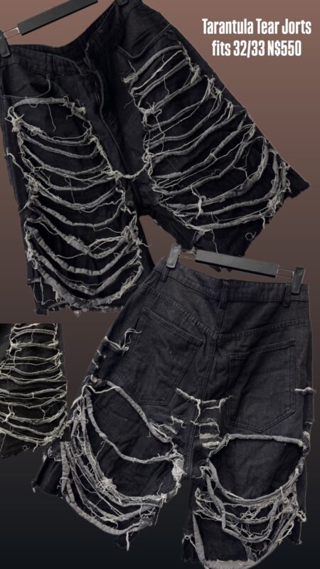 Tarantula Tear Jorts fits 32/33 N$550