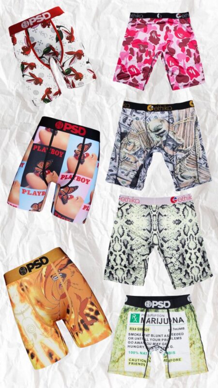 Assorted Boxers (PSD/Ethika) N$180/1