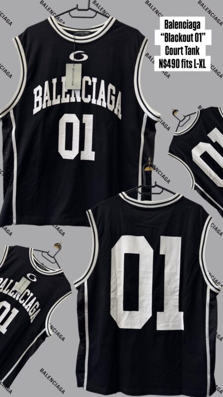 Balenciaga “Blackout 01” Court Tank N$490 fits L-XL