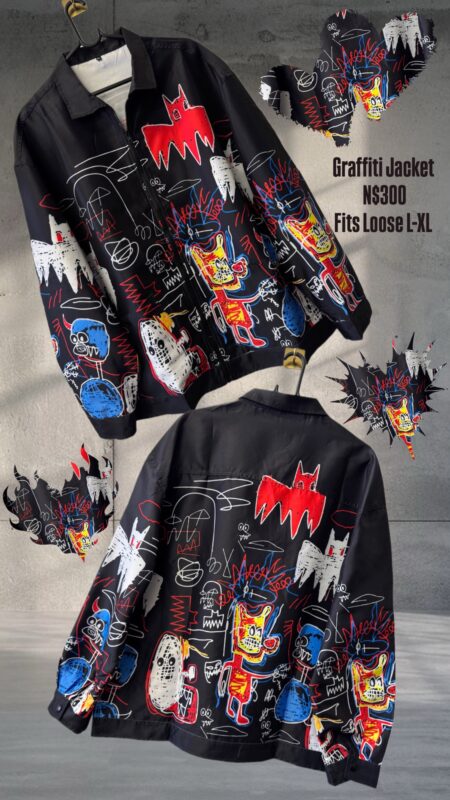 Graffiti Jacket N$300 fits Loose L-XL