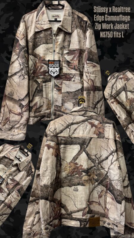 Stüssy x Realtree Edge Camouflage Zip Work Jacket N$750 fits L