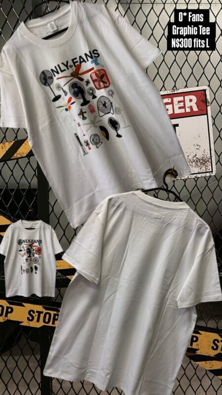 Only Fans Graphic Tee N$300 fits L