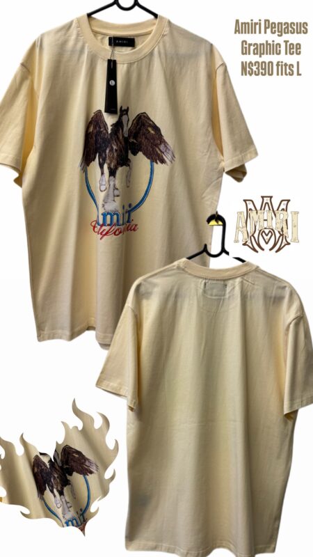 Amiri Pegasus Graphic Tee N$390 fits L