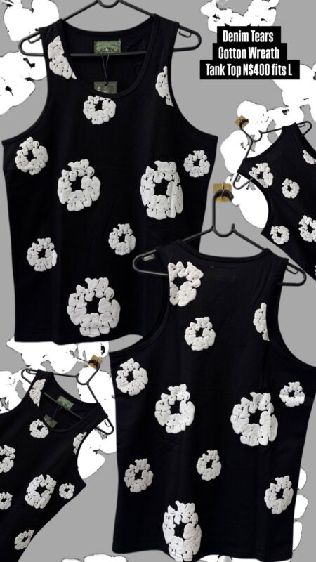 Denim Tears Cotton Wreath Tank Top N$400 fits L