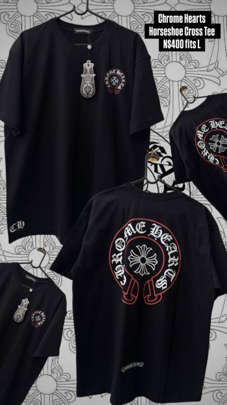 Chrome Hearts Horseshoe Cross Tee N$400 fits L