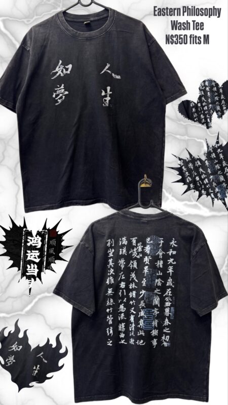 Eastern Philosophy Wash Tee N$350 fits M