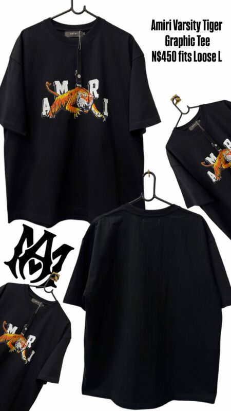 Amiri Varsity Tiger Graphic&nbsp;Tee N$450 fits Loose L