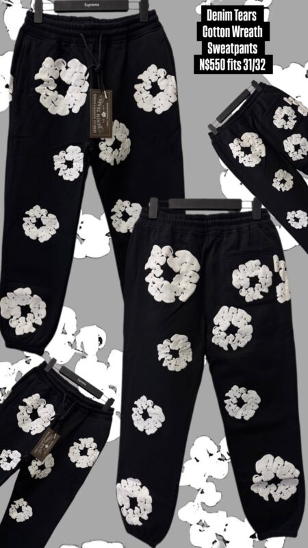 Denim Tears Cotton Wreath Sweatpants N$550 fits 31/32