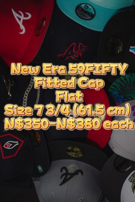 New Era 59FIFTY Fitted Straight Cap Size 7 3/4 (61.5 cm) N$350-N$380/1