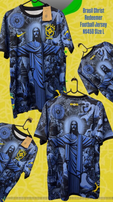 Brasil Christ Redeemer Football Jersey N$450 Size L