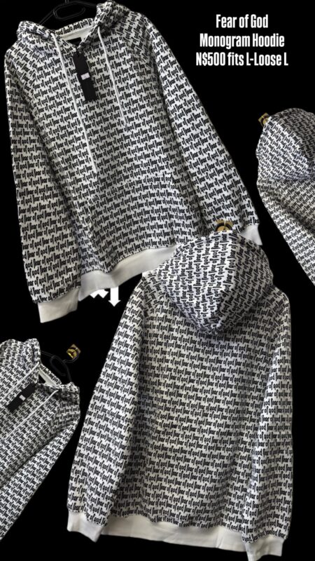 Fear of God Monogram Hoodie N$500 fits L-Loose L