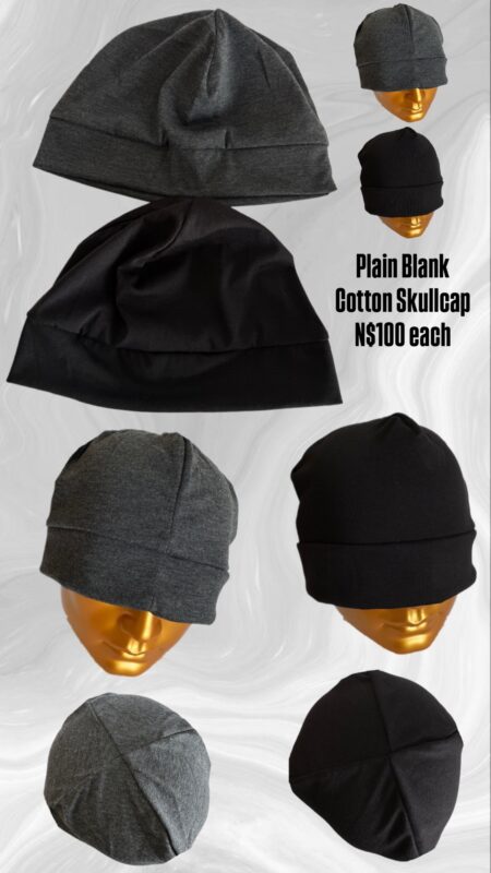 Plain Blank Cotton Skullcap N$100 each