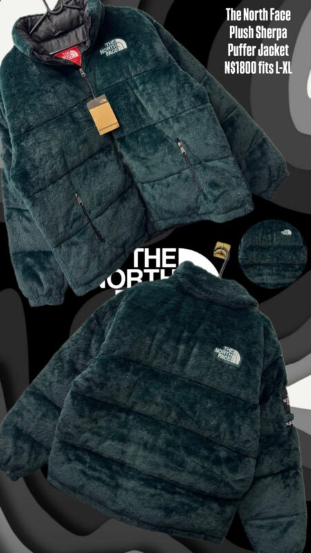 The North Face Plush Sherpa Puffer Jacket N$1800 fits L-XL