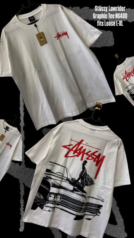 Stüssy Lowrider Graphic Tee N$400 fits Loose L-XL