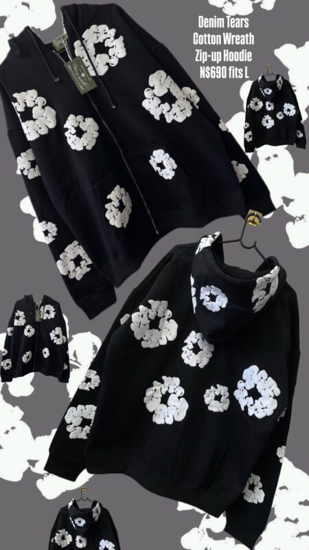 Denim Tears Cotton Wreath Zip-up Hoodie N$690 fits L