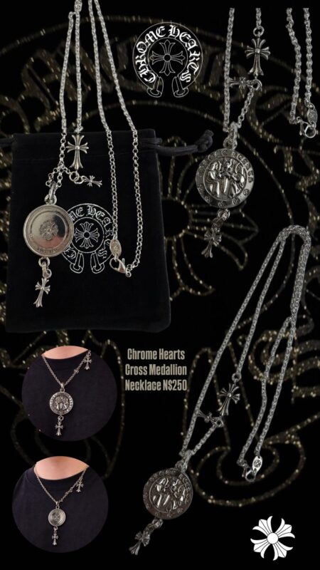 Chrome Hearts Cross Medallion Necklace N$250
