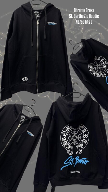 Chrome Cross St. Barths Zip Hoodie N$750 fits L