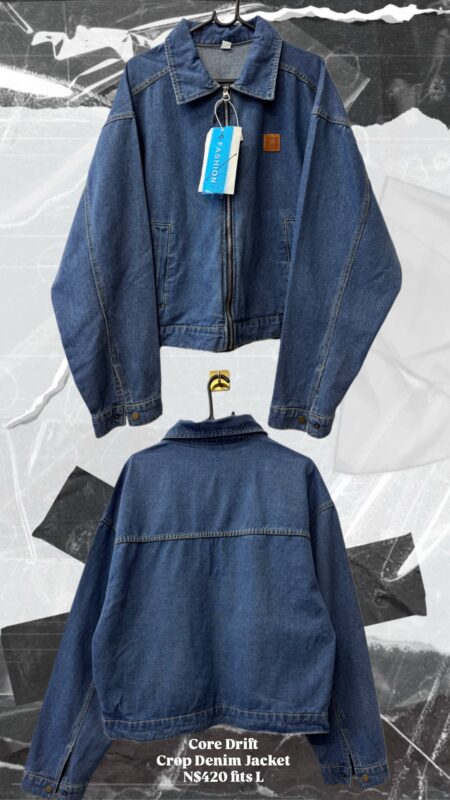 Core Drift Crop Denim Jacket N$420 fits L