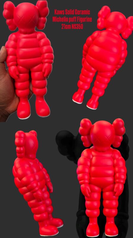 Kaws Solid Ceramic Michelin puff&nbsp;Figurine 21cm N$350