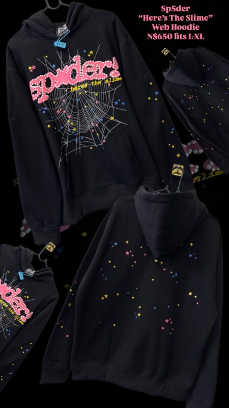 Sp5der “Here’s The Slime” Web Hoodie N$650 fits L-XL