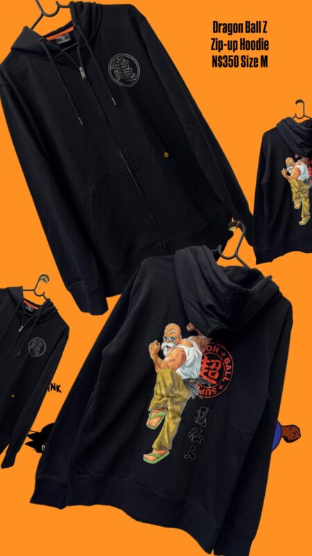 Dragon Ball Z Zip-up Hoodie N$350 Size M