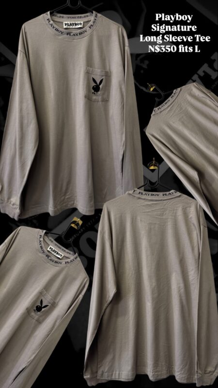 Playboy Signature Long Sleeve Tee N$350 fits L