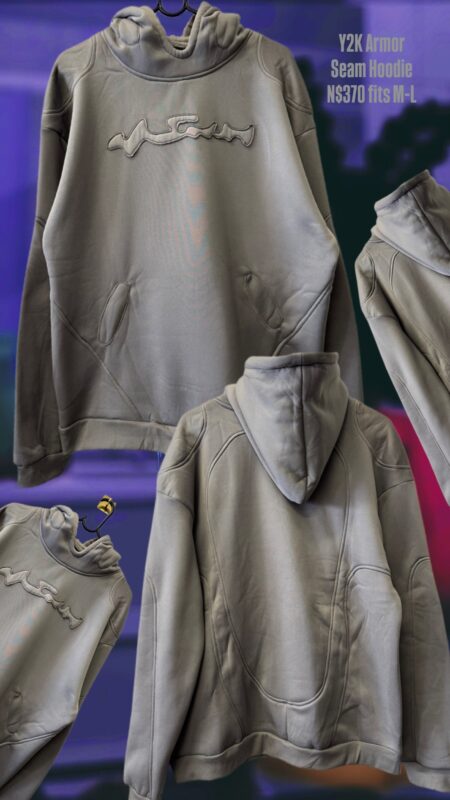 Y2K Armor Seam Hoodie N$370 fits M-L