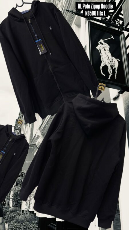 RL Polo Zipup Hoodie N$580 fits L