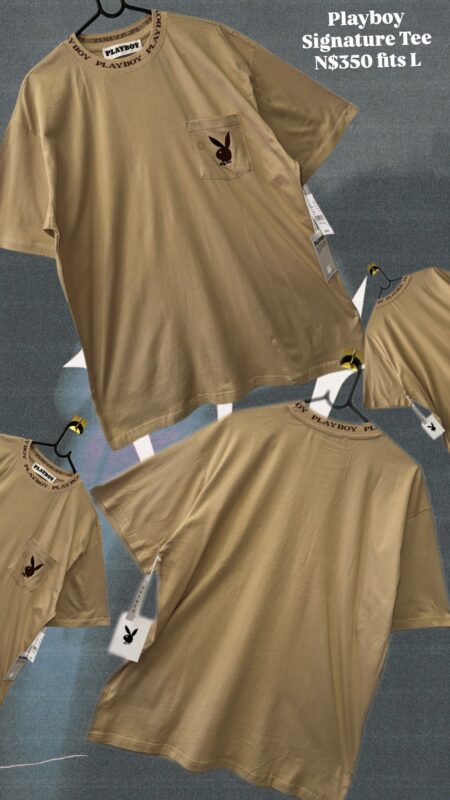 Playboy Signature Tee N$350 fits L