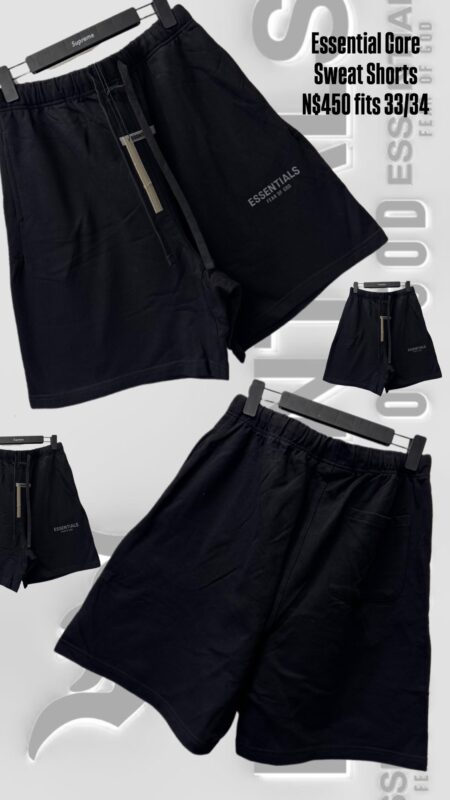 Essential Core Sweat Shorts N$450 fits 33/34