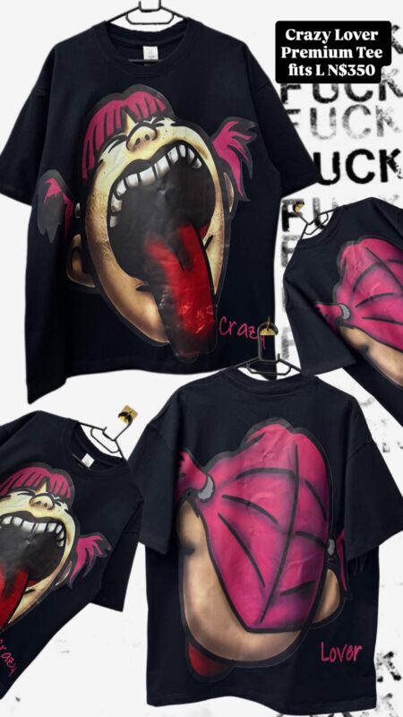 Crazy Lover Premium Tee fits L N$350