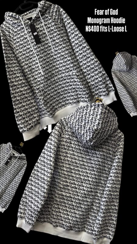 Fear of God Monogram Hoodie N$400 fits L-Loose L