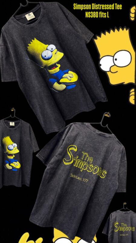 Simpson Distressed Tee N$380 fits L