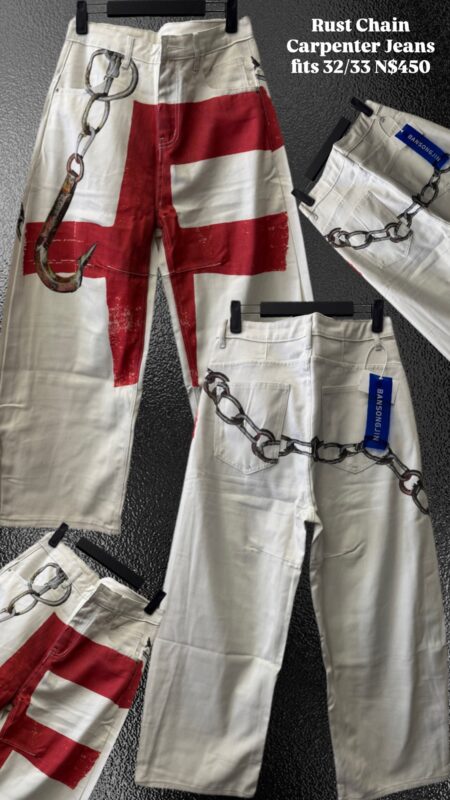 Rust Chain Carpenter Jeans fits 32/33 N$450