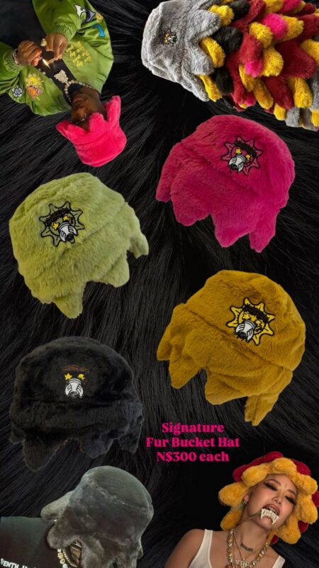 Signature Fur Bucket Hat N$300 each