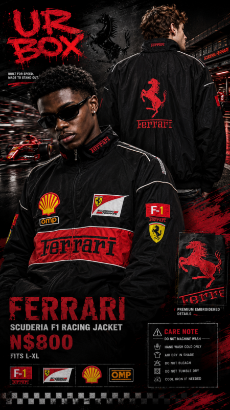 🏎️ Ferrari Scuderia F1 Racing Jacket N$800 fits L-XL