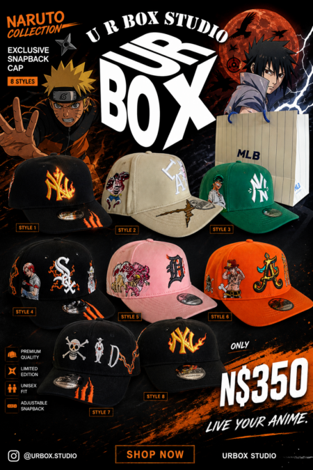 New Era 9FORTY x Animation adjustable Baseball cap N$350 each