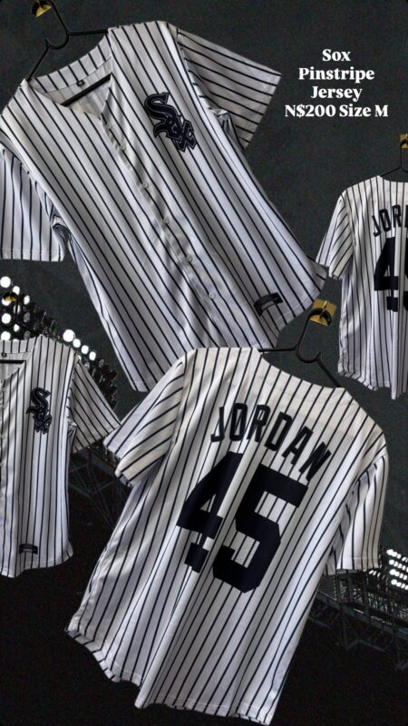 Sox Pinstripe Jersey N$200 Size M