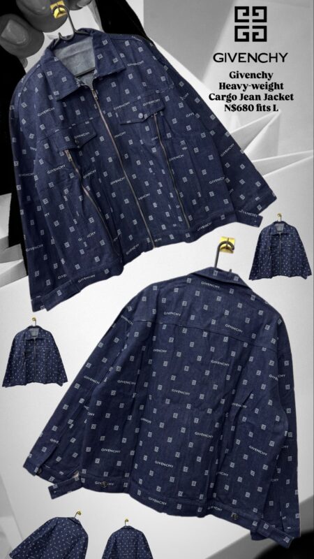 Givenchy Heavy-weight Cargo Jean Jacket N$680 fits L