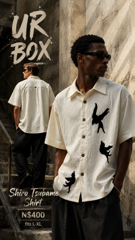 Shiro Tsubame Shirt N$400 fits L-XL