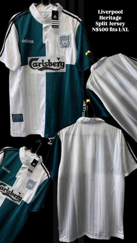 Liverpool Heritage Split Jersey N$400 fits L-XL
