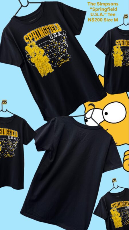 The Simpsons “Springfield U.S.A.” Tee N$200 Size M