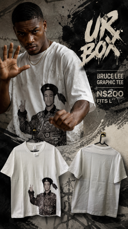 Bruce Lee Graphic Tee N$200 fits L