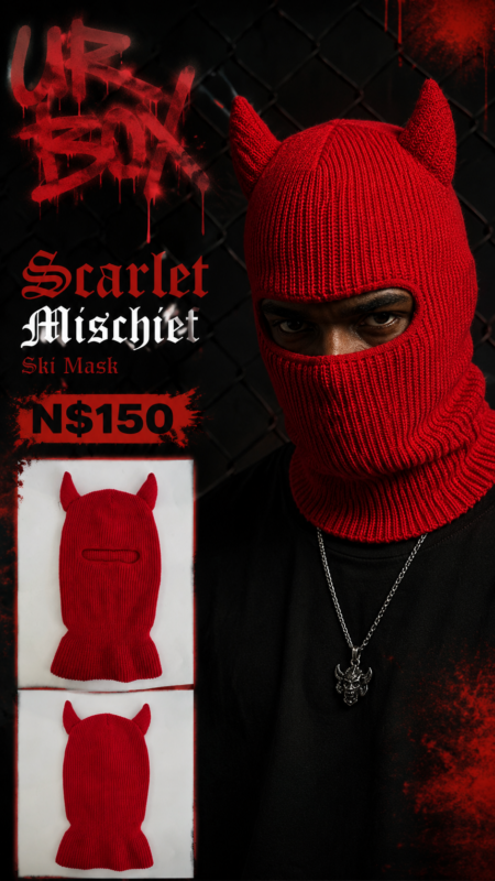 Scarlet Mischief Ski Mask N$150
